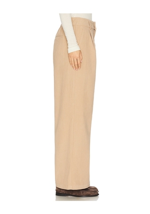 Varley Floris Wide Leg 29.5 Pant in Tan. Size M. Also in S, XS, L.