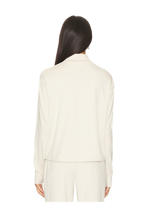 Varley Lamia Half Zip Midlayer in Ivory. Size M. Also in S.