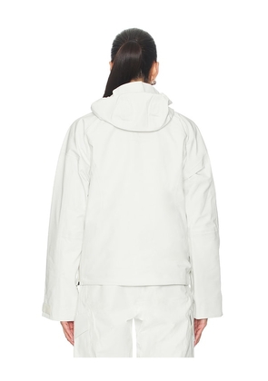 Whitespace Performance Anorak Jacket in White. Size M. Also in S, XS.