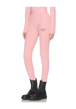 Whitespace Merino Baselayer Bottom in Pink. Size M. Also in S, XS, L, XL.