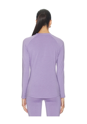Whitespace Graphene Crew Neck Top in Lavender. Size M. Also in S, L.