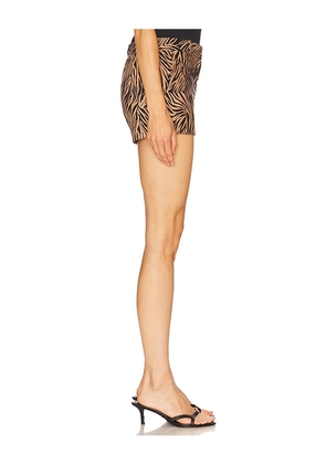 Zuleyha Kuru Yvonne Short in Brown. Size 38. Also in 36, 40, 42, 44.