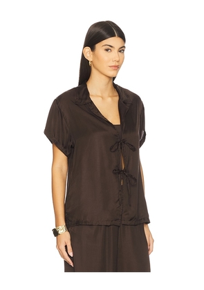 vitamin A Kami Shirt in Black. Size M. Also in S, XS.
