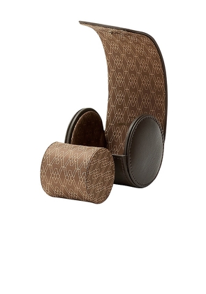WOLF Earth Single Watch Roll in Brown.