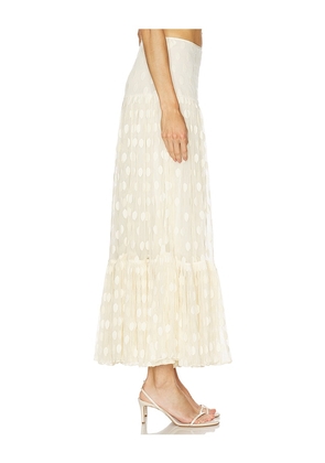 Ulla Johnson Vera Lace High Waist Maxi Skirt in Cream. Size 00. Also in 0, 10, 12.