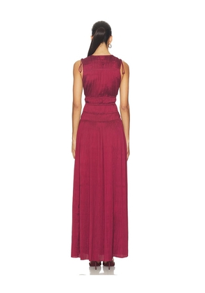 Ulla Johnson Tasneem Gown in Burgundy. Size 00. Also in 0, 12, 4.