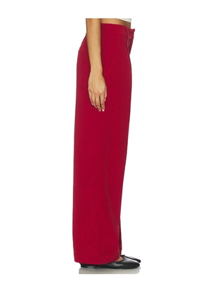Varley Floris Wide Leg 29.5 Pant in Red. Size M. Also in S, XS, L.