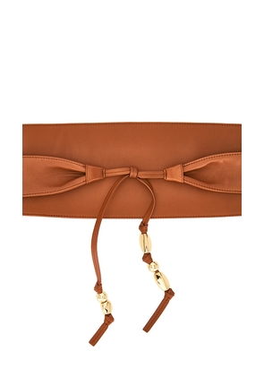 Zimmermann Foam Pebbles Wrap Belt in Rust. Size M/L. Also in XS/S, S/M.