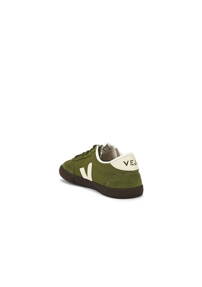 Veja Volley Canvas Sneaker in Green. Size 36. Also in 37, 38, 39, 40, 41.