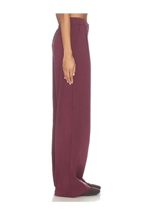 Varley Isobel Wide Leg 29.5 Pant in Brown. Size M. Also in S, XS, XL.