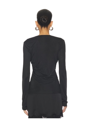 Vaillant Long Sleeve Fitted Cardigan in Black. Size 36. Also in 40.