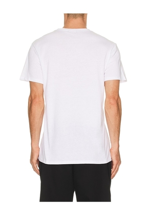 Von Dutch Vertical Logo Tee in White. Size S. Also in M, L, XL/1X.