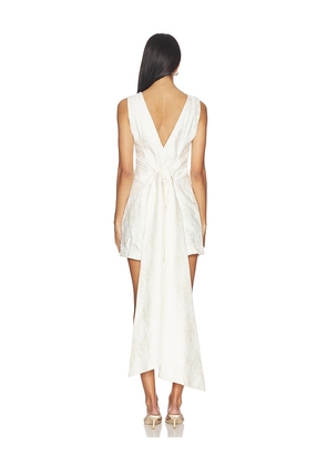 Yellow The Label Brynlee Mini Dress in Ivory. Size S. Also in XS, M, L.