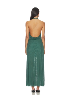 Vix Swimwear Caylle Long Dress in Green. Size M. Also in XS, S, L.