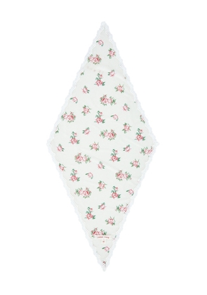 Yuhan Wang Rose Print Scarf in Yellow.