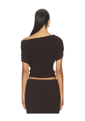 With Jean Fia Top in Chocolate. Size M. Also in S, XXS, XS, L, XL.