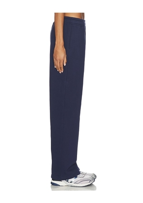 WellBeing + BeingWell Wilde Straight Leg Sweatpant in Navy. Size M. Also in XXS, XS, S.