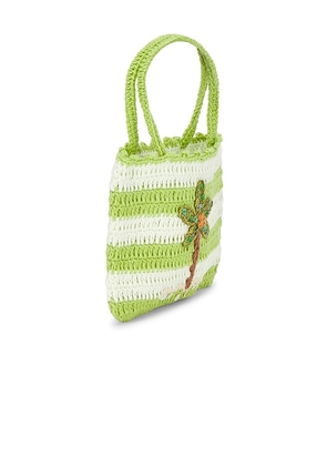 Wild Wawa Crochet Purse in Green.