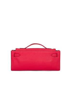 Veronica Beard Dash Clutch in Red.