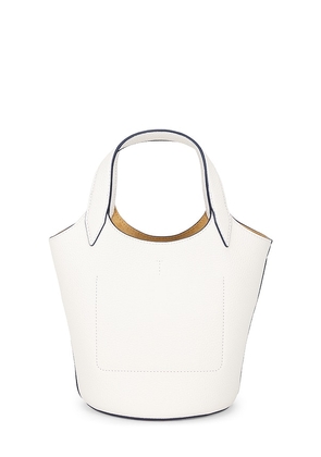 Veronica Beard Anchor Bag in White.