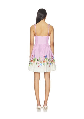 Yumi Kim Alyssa Dress in Lavender,White. Size L. Also in XS, S, M, XL.