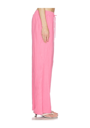 Yumi Kim Jovi Pant in Pink. Size L. Also in XS, S, M, XL.
