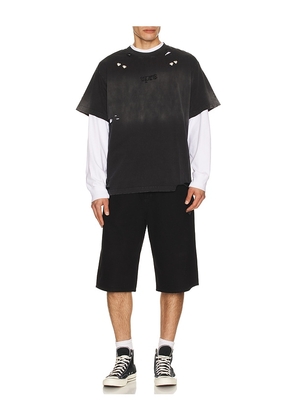 UPRISERS UPRS I See You T-Shirt in Black. Size M. Also in L.