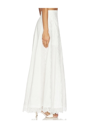 Waimari Resplandor Maxi Skirt in White. Size S. Also in XS, L.