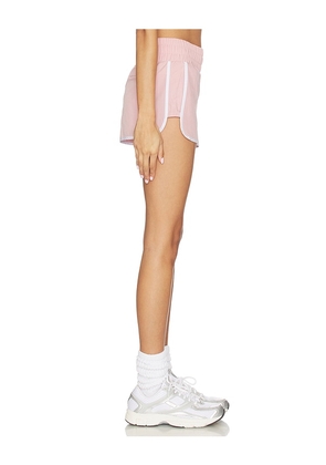 Varley Arlington Running Short in Pink. Size L. Also in S, M.
