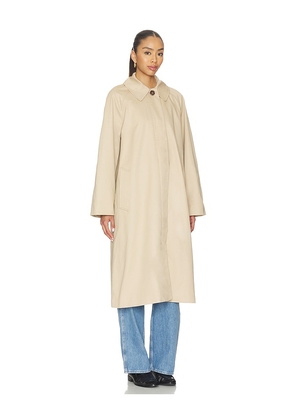 Varley Robyn Car Coat in Beige. Size L. Also in XS, S, M.