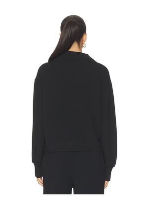 Varley Lucine Button Front Sweater in Black. Size L. Also in XS, S, M.