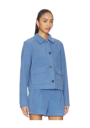 Varley Carlotta Jacket in Blue. Size L. Also in XS, S, M.
