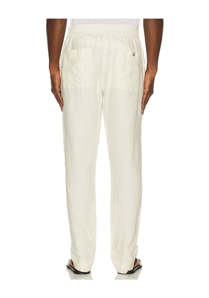 Vince Patch Pocket Drawstring Pant in White. Size M. Also in S, XL/1X, XXL/2X.