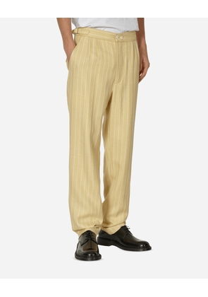 Dennis Stripe Trousers Cream / White