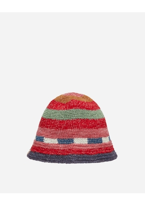 Meda Crochet Knit Hat Multicolor