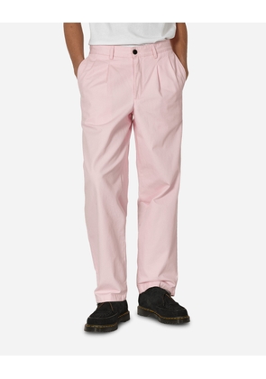 Twill Double-Pleat Pants Pink