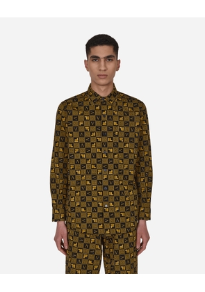 FILA Logo Print Longsleeve Shirt Black