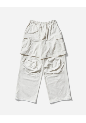 Double Cargo Trousers Grey