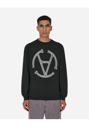 Slam Jam Exclusive Column Circle Longsleeve T-Shirt Black