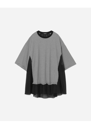 Women s Striped T-Shirt Black