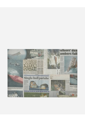 Newspaper Cut Place Mat Multicolor