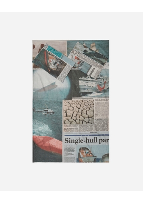 Newspaper Cut Bedsheets Multicolor