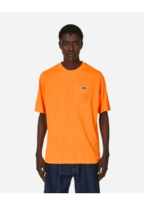 Heavy Duty Classic Label Pocket T-Shirt Orange
