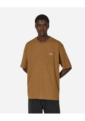 Heavy Duty Classic Label Pocket T-Shirt Coyote Brown