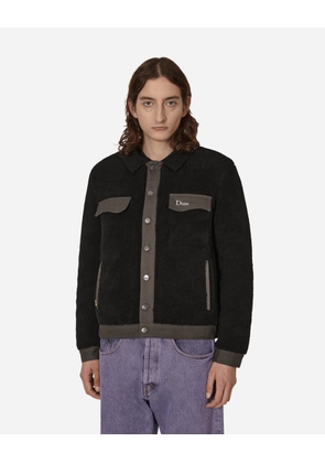 Sherpa Denim Jacket Black