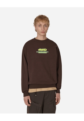 Experimental Studio Crewneck Sweatshirt Brown