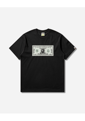 Men s Bape Banknote T-Shirt Black