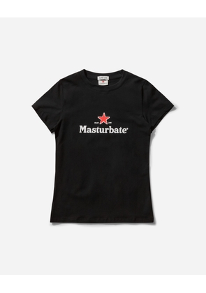 Slam Jam Masturbate T-Shirt Black