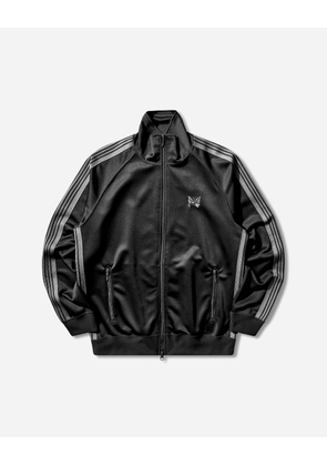 Men s Poly Smooth Track Jacket Charcoal