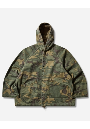 Men s Reversible Hooded Coat Camo